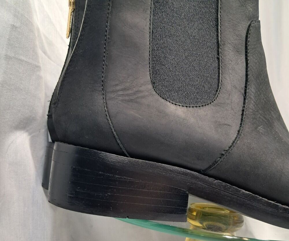 Cole Haan Women's Reid Waterproof Suede Black Ankle Boot 7.5 - Picture 4 of 14